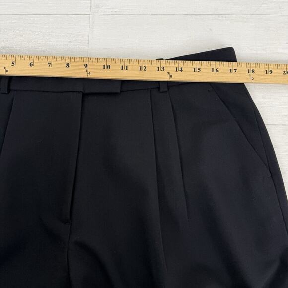 Abercrombie & Fitch Tailored Pants Women 32 / 14 Black High Rise Trousers Sloane - Picture 9 of 14